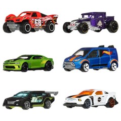 Hot Wheels Coffret Legends, lot de 6 véhicules et camions - en métal