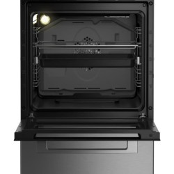Cuisiniere induction - BEKO - FSM58301XCDT - 3 foyers - 9200 W - 60 cm