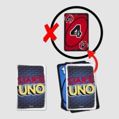 UNO Liar's - Jeu de cartes pour adultes, enfants, familles - Jeu d'ast