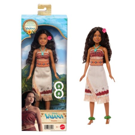Poupée Vaiana Avec Tenue Amovible - Disney - JLV15 - Des 3 ans