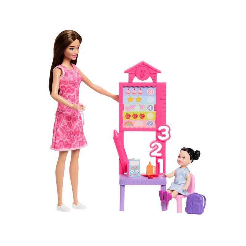 Barbie coffret maîtresse d'école - Barbie - JMK16