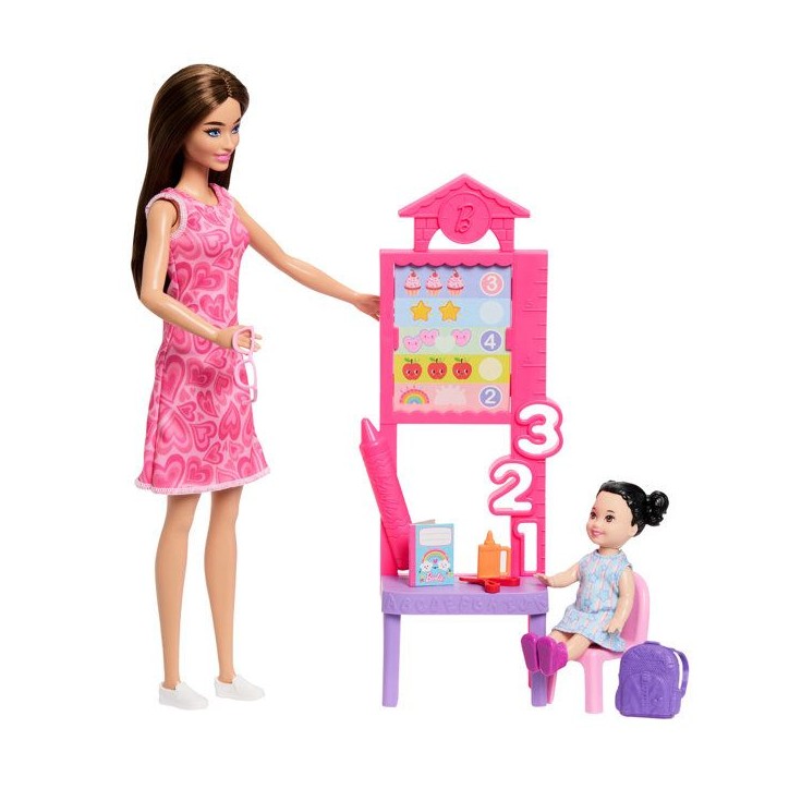 Barbie coffret maîtresse d'école - Barbie - JMK16 Barbie coffret maîtresse d'école - Barbie - JMK16