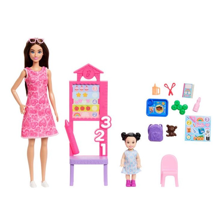 Barbie coffret maîtresse d'école - Barbie - JMK16 Barbie coffret maîtresse d'école - Barbie - JMK16