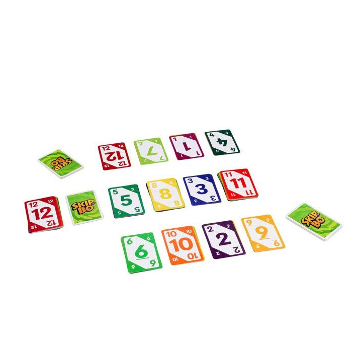 SKIP-BO - Jeu de cartes pour les enfants, adultes et les familles - Mattel Games - JMM20 SKIP-BO - Jeu de cartes pour les enfants, adultes et les familles - Mattel Games - JMM20
