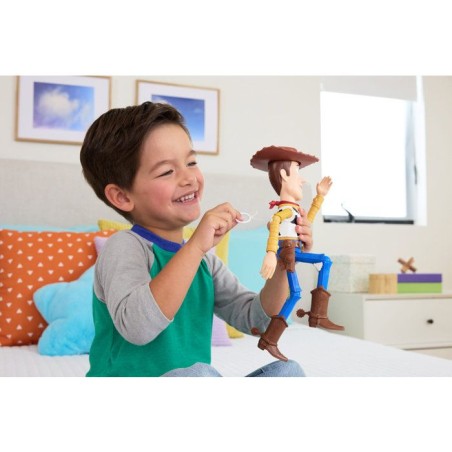 Figurine Woody course effrénée de 30 cm - 50 effets sonores et répliques - Disney Pixar Toy Story 5 - JMW23 - Des 3 ans