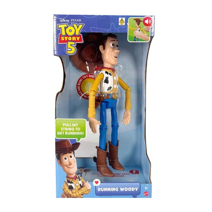 Figurine Woody course effrénée de 30 cm - 50 effets sonores et répliques - Disney Pixar Toy Story 5 - JMW23 - Des 3 ans Figurine Woody course effrénée de 30 cm - 50 effets sonores et répliques - Disney Pixar Toy Story 5 - JMW23 - Des 3 ans