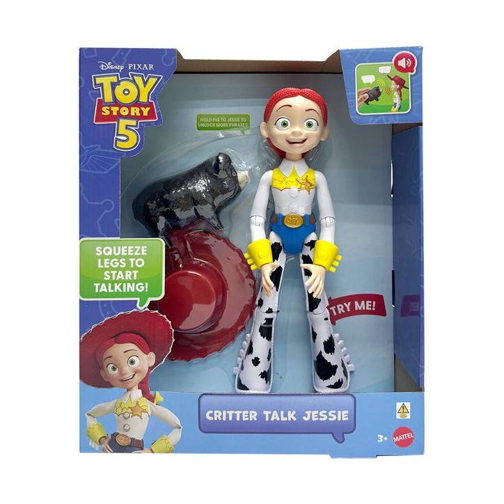 Figurine Jessie La Bavarde De L'Ouest - Avec Jimmy Dean - Toy Story - Disney Pixar - JMW30 - Des 3 ans Figurine Jessie La Bavarde De L'Ouest - Avec Jimmy Dean - Toy Story - Disney Pixar - JMW30 - Des 3 ans