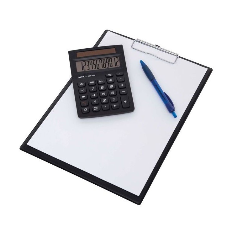 Calculatrice de bureau - MAUL - ECO 650 - 12 chiffres - Noir Calculatrice de bureau - MAUL - ECO 650 - 12 chiffres - Noir