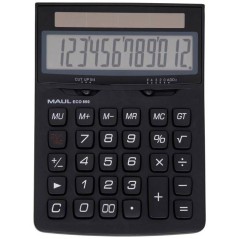 Calculatrice de bureau - MAUL - ECO 850 - 12 chiffres - Noir