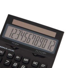 Calculatrice de bureau - MAUL - ECO 850 - 12 chiffres - Noir