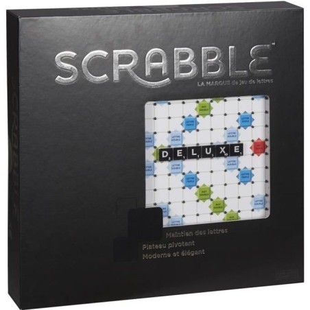 Mattel Games - Scrabble Deluxe - Jeu de société et de lettres - 2 a