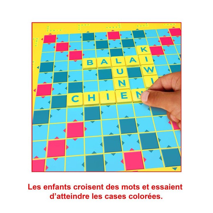 Mattel Games - Scrabble Junior - Jeu de Société - 6 ans et + Y9668 Mattel Games - Scrabble Junior - Jeu de Société - 6 ans et + Y9668