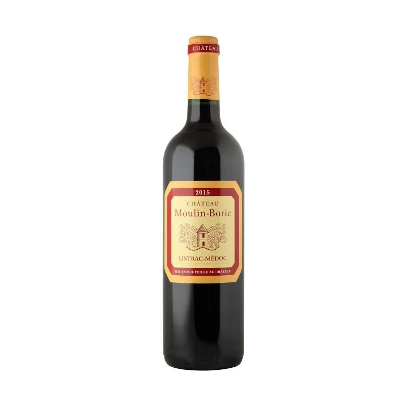 Château Moulin-Borie 2015 Listrac-Médoc - Vin rouge de Bordeaux