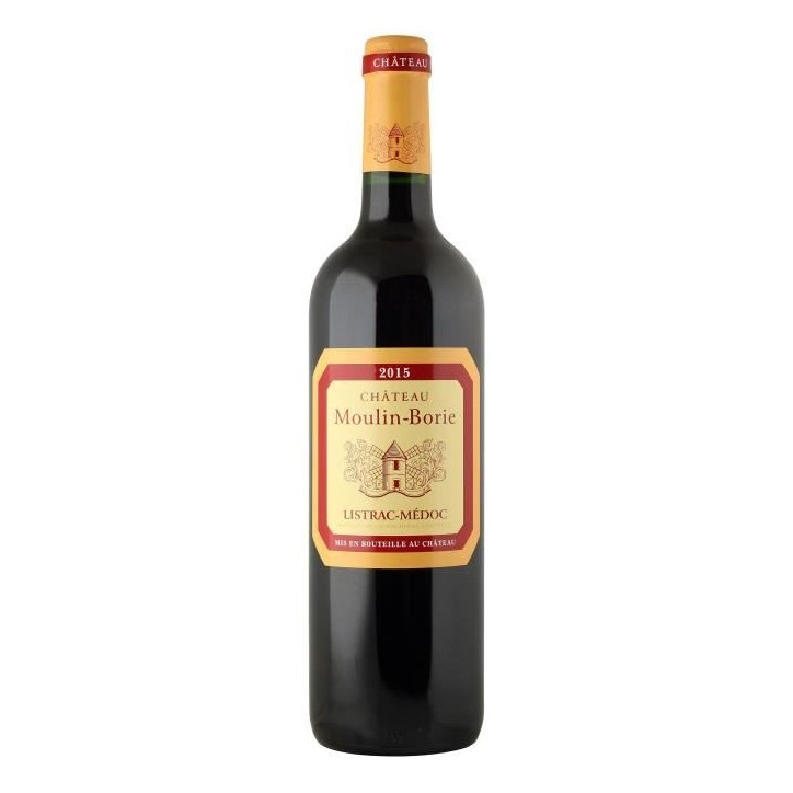 Château Moulin-Borie 2015 Listrac-Médoc - Vin rouge de Bordeaux