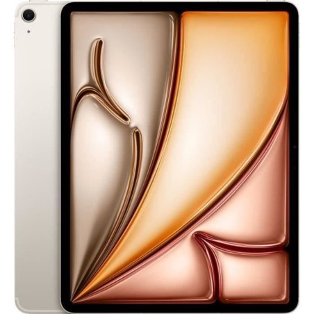 APPLE - iPad Air M3 (2025) - 13 - Wi-Fi + Cellular - 128Go - Starlight