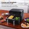 Friteuse multifonction a air chaud - BEKO - FRL5388B - 2400 W - 8,5 L