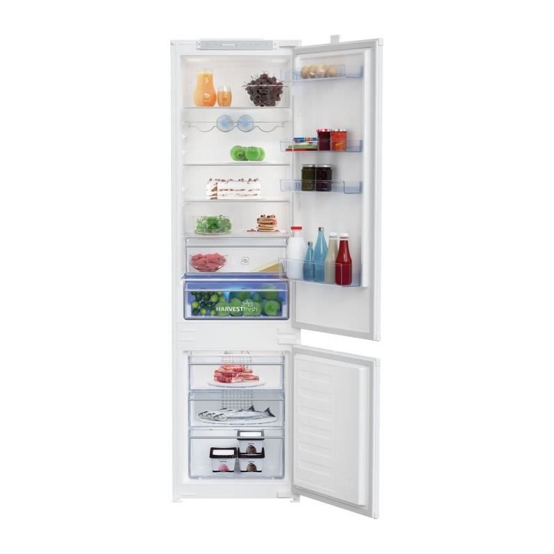 Réfrigérateur combiné BEKO - BCHA306E4SN - portes - intégrable - 2 Réfrigérateur combiné BEKO - BCHA306E4SN - portes - intégrable - 2