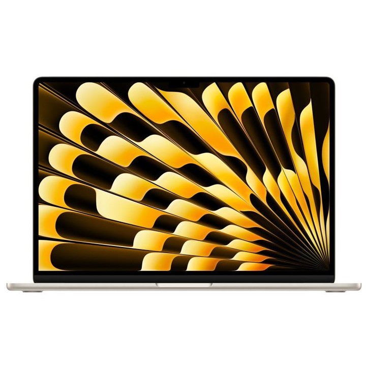 Apple - 15,3 MacBook Air M5 (2026) - RAM 16Go - Stockage 512Go - CPU 10 coeurs - GPU 10 coeurs - Lumiere Stellaire