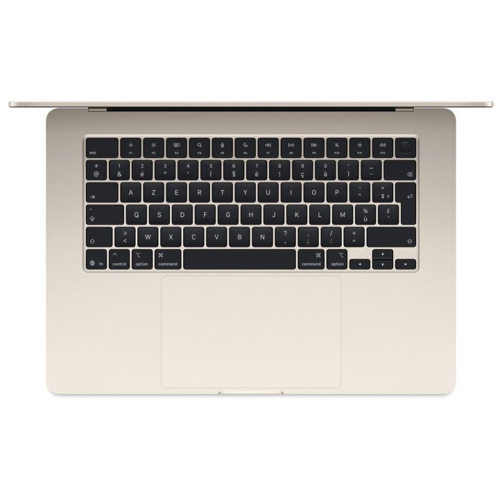 Apple - 15,3 MacBook Air M5 (2026) - RAM 16Go - Stockage 512Go - CPU 10 coeurs - GPU 10 coeurs - Lumiere Stellaire
