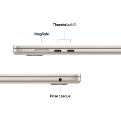 Apple - 15,3 MacBook Air M5 (2026) - RAM 16Go - Stockage 512Go - CPU 1