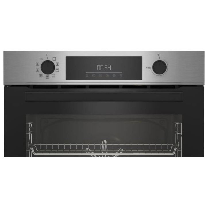 Four encastrable Pyrolyse Chaleur pulsée BEKO BBIM11300XMP Inox - Porte froide - 72L - Classe A+ Four encastrable Pyrolyse Chaleur pulsée BEKO BBIM11300XMP Inox - Porte froide - 72L - Classe A+