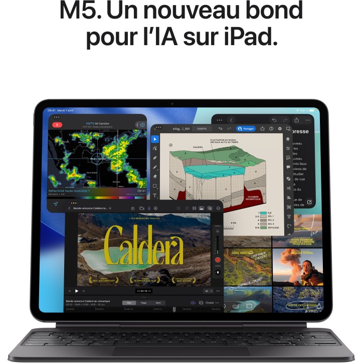 APPLE - iPad Pro M5 - 11 - Wi-Fi + Cellular - 2 To - Verre standard - Space Black APPLE - iPad Pro M5 - 11 - Wi-Fi + Cellular - 2 To - Verre standard - Space Black