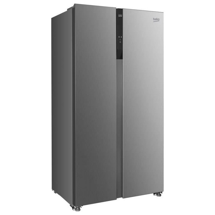 Réfrigérateur Side by Side - BEKO - GNO5323XPN - Froid ventilé - Classe D - 532 L - 177 x 91 x 67 cm - Inox Réfrigérateur Side by Side - BEKO - GNO5323XPN - Froid ventilé - Classe D - 532 L - 177 x 91 x 67 cm - Inox