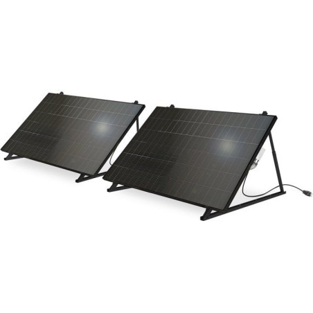 Kit solaire photovoltaique bifacial - MECAFER - 428210 - 2 panneaux -