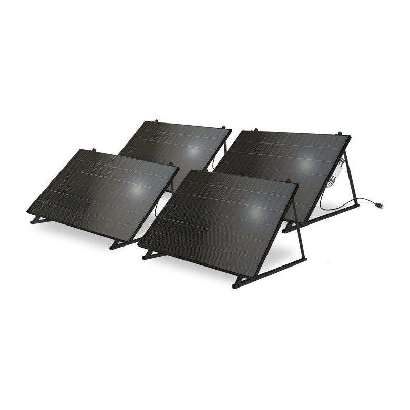 Kit solaire photovoltaique bifacial - MECAFER - 428420 - 4 panneaux -
