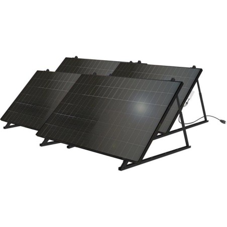 Kit solaire photovoltaique bifacial - MECAFER - 428420 - 4 panneaux - 2000 W