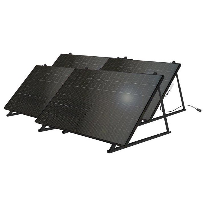 Kit solaire photovoltaique bifacial - MECAFER - 428420 - 4 panneaux - 2000 W