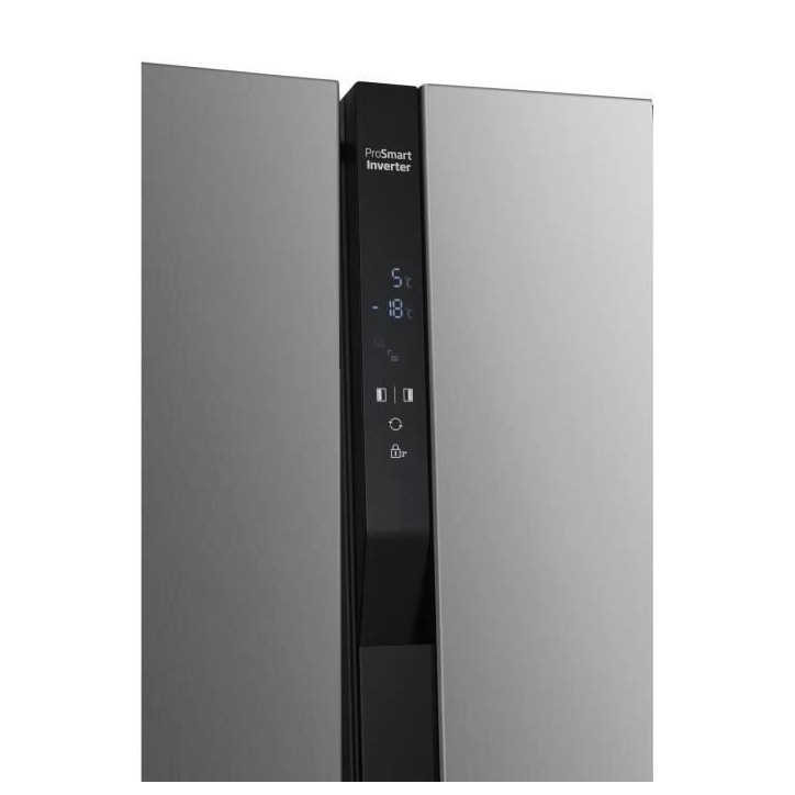 Réfrigérateur Side by Side - BEKO - GNO5323XPN - Froid ventilé - Classe D - 532 L - 177 x 91 x 67 cm - Inox Réfrigérateur Side by Side - BEKO - GNO5323XPN - Froid ventilé - Classe D - 532 L - 177 x 91 x 67 cm - Inox