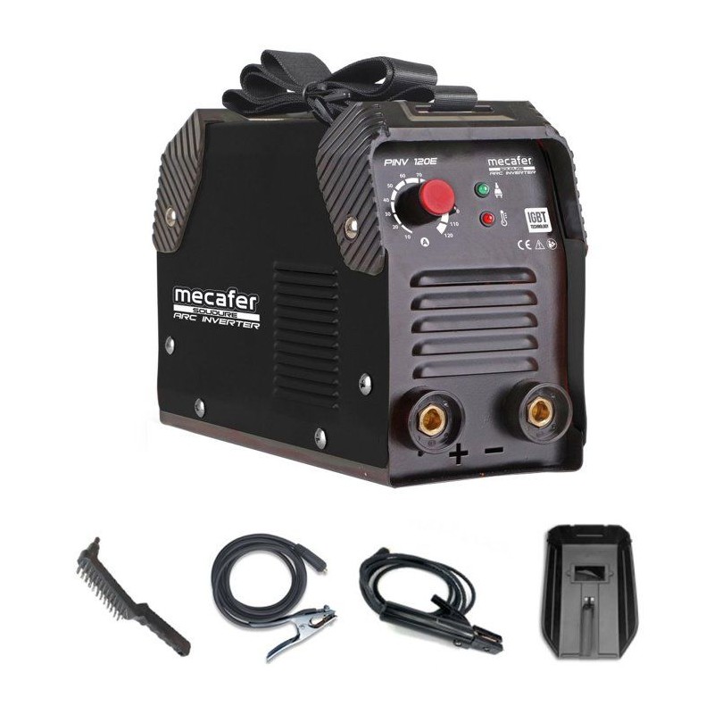 Poste a souder - MECAFER - Inverter MMA - 120 A - Filaire - Noir