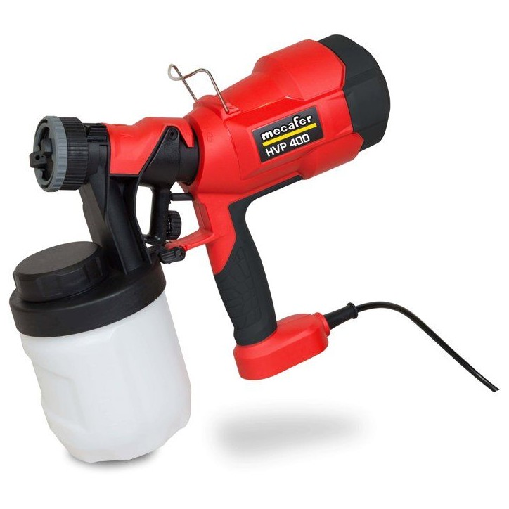 Pistolet de peinture HVLP - MECAFER - HVP400 - 400 W - 900 ml - 70 DIN/sec Pistolet de peinture HVLP - MECAFER - HVP400 - 400 W - 900 ml - 70 DIN/sec