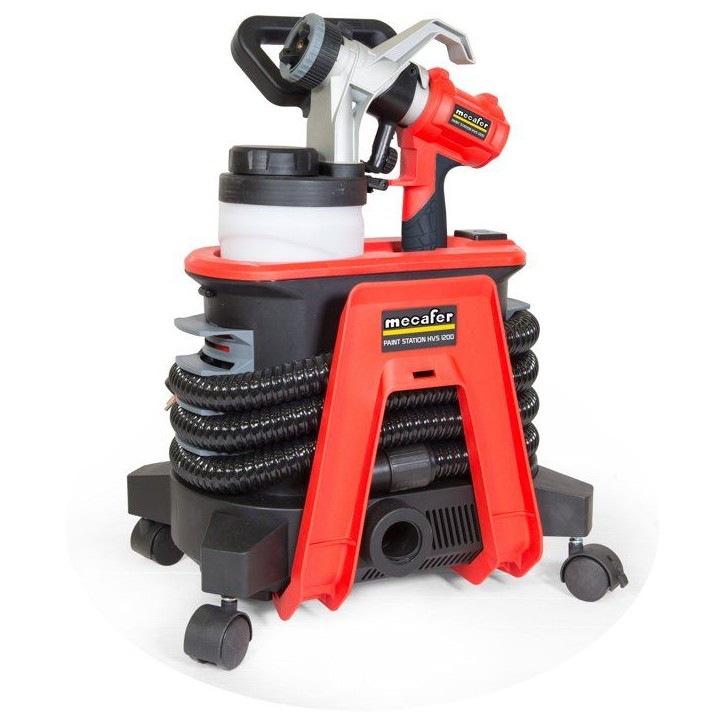Station de peinture HVLP - MECAFER - HVS1200 - 1200 W - 1200 ml - Tuyau 3 m - 150 DIN/sec