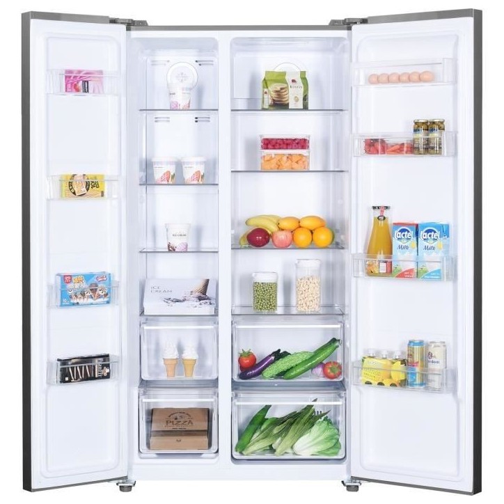 Réfrigérateur Side by Side - BEKO - GNO5323XPN - Froid ventilé - Classe D - 532 L - 177 x 91 x 67 cm - Inox Réfrigérateur Side by Side - BEKO - GNO5323XPN - Froid ventilé - Classe D - 532 L - 177 x 91 x 67 cm - Inox