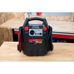 Booster de démarrage - MECAFER - MB 901 - 900A - 12 V - 17 AH - 3 diodes de témoins de charge - Lampe de secours