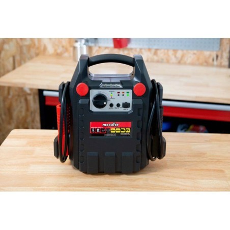 Booster de démarrage - MECAFER - MB 901 - 900A - 12 V - 17 AH - 3 diodes de témoins de charge - Lampe de secours