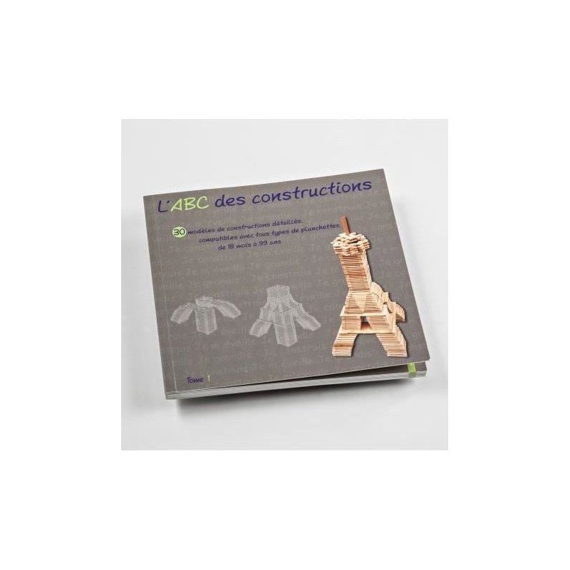 MECABOIS Livre L'ABC des Constructions - Modeles constructions planche