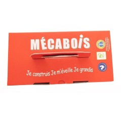 Mécabois - Baril de 200 planchettes en bois - Jeux de constructions -