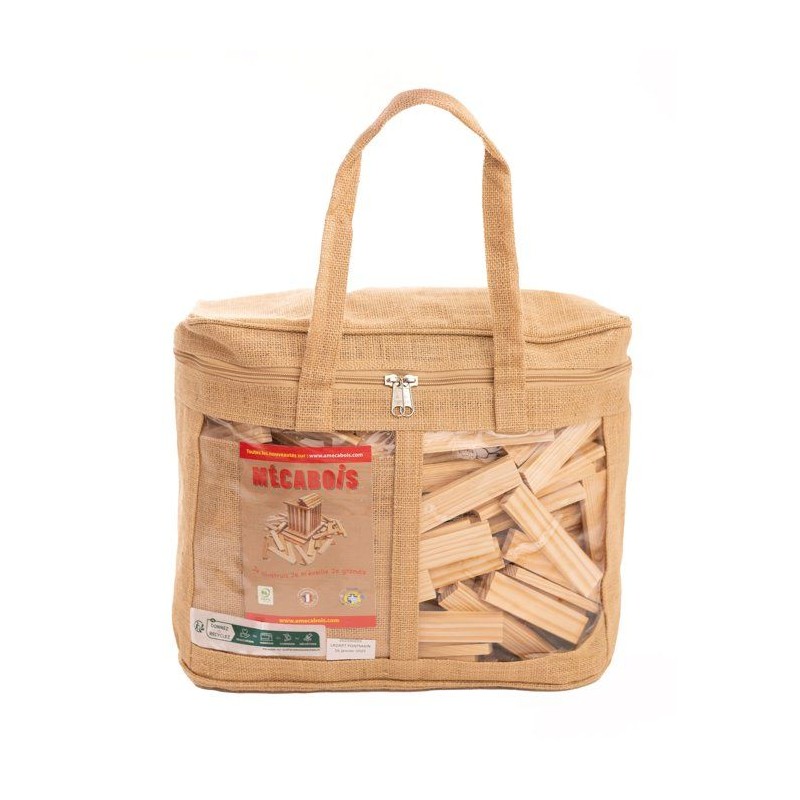 Mécabois Sac de planchettes de 400 pieces - Jeux de constructions pla