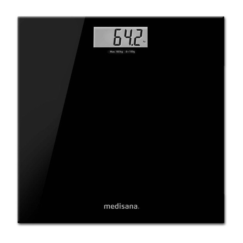 Pese-personne - MEDISANA - PS 402 - 180 kg max - Verre Noir