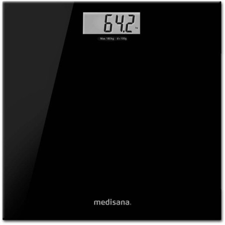 Pese-personne - MEDISANA - PS 402 - 180 kg max - Verre Noir