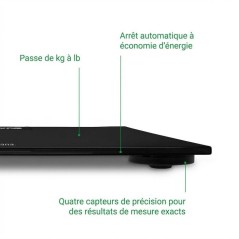 Pese-personne - MEDISANA - PS 402 - 180 kg max - Verre Noir