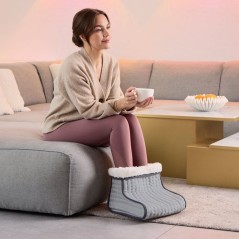 Chauffe-pieds - MEDISANA - FW 120 - 6 températures - Minuteur - Gris