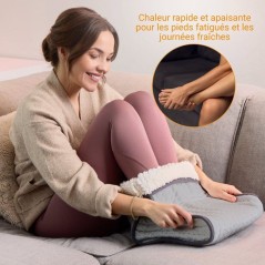 Chauffe-pieds - MEDISANA - FW 120 - 6 températures - Minuteur - Gris