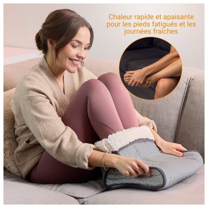 Chauffe-pieds - MEDISANA - FW 120 - 6 températures - Minuteur - Gris Chauffe-pieds - MEDISANA - FW 120 - 6 températures - Minuteur - Gris
