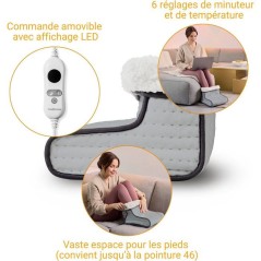 Chauffe-pieds - MEDISANA - FW 120 - 6 températures - Minuteur - Gris