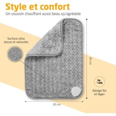 Coussin chauffant ultra doux - MEDISANA - HP 516 - 100 W - 4 réglages