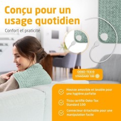 Coussin chauffant ultra doux - MEDISANA - HP 517 - 100 W - 4 réglages